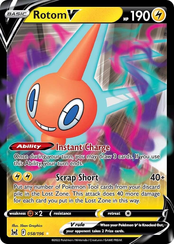 Rotom V · Lost Origin · SR