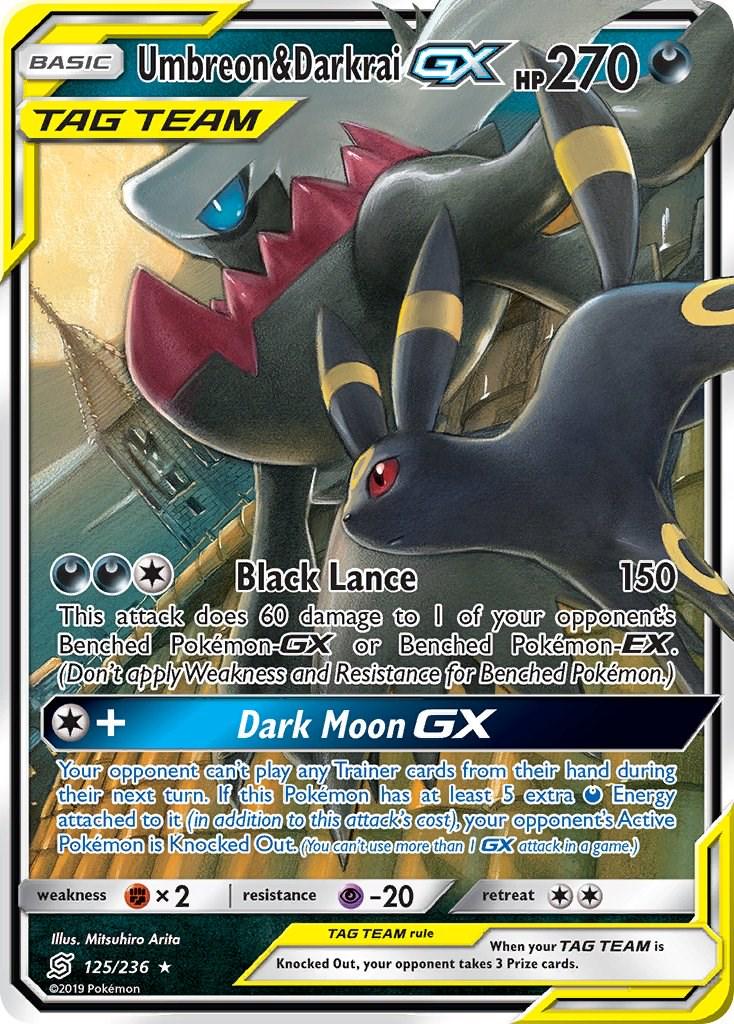 Umbreon & Darkrai GX · Unified Minds · SR