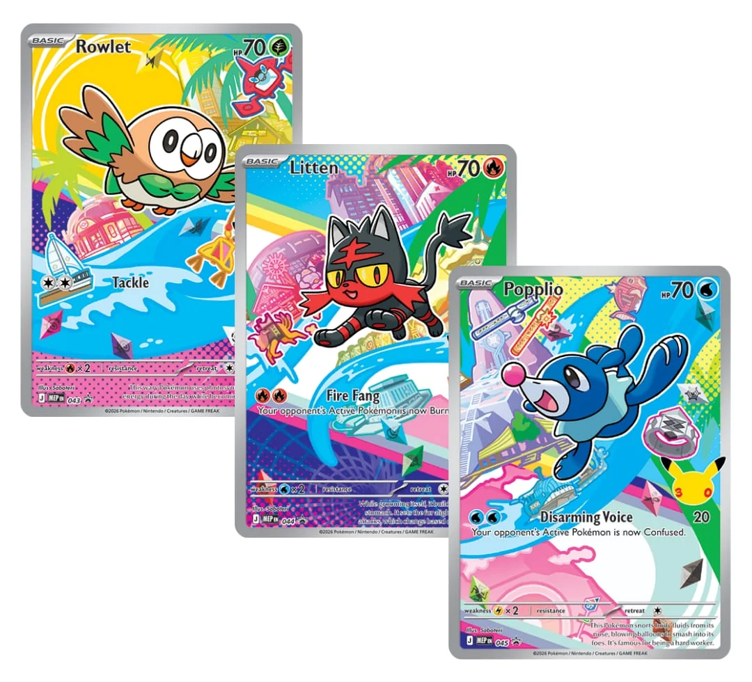 Combo Primer Compañero Alola · Primer Compañero · U