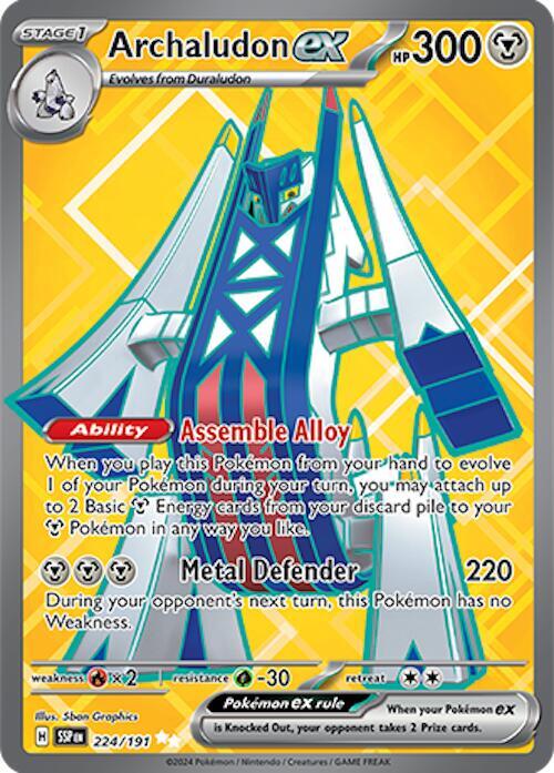 Archaludon ex · 224/191 · Surging Sparks · SR