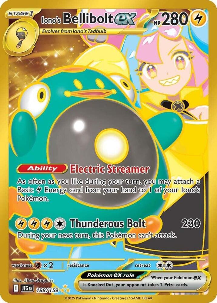 Iono's Bellibolt ex · 188/159 · Journey Together · RRR