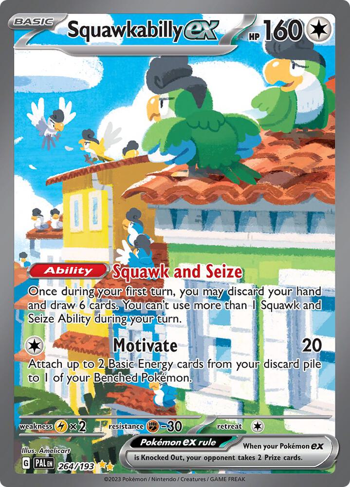 Squawkabilly ex · 264/193 · Paldea Evolved · SAR