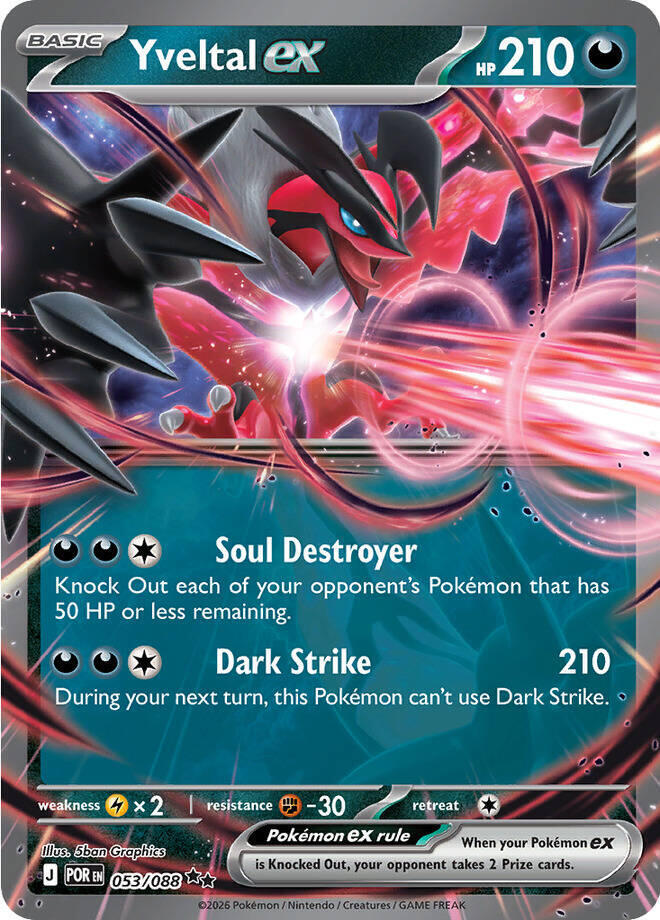 Yveltal ex · 053/088 · Perfect Order · R
