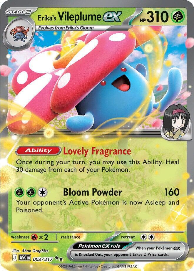 Erika's Vileplume ex · Ascended Heroes · R